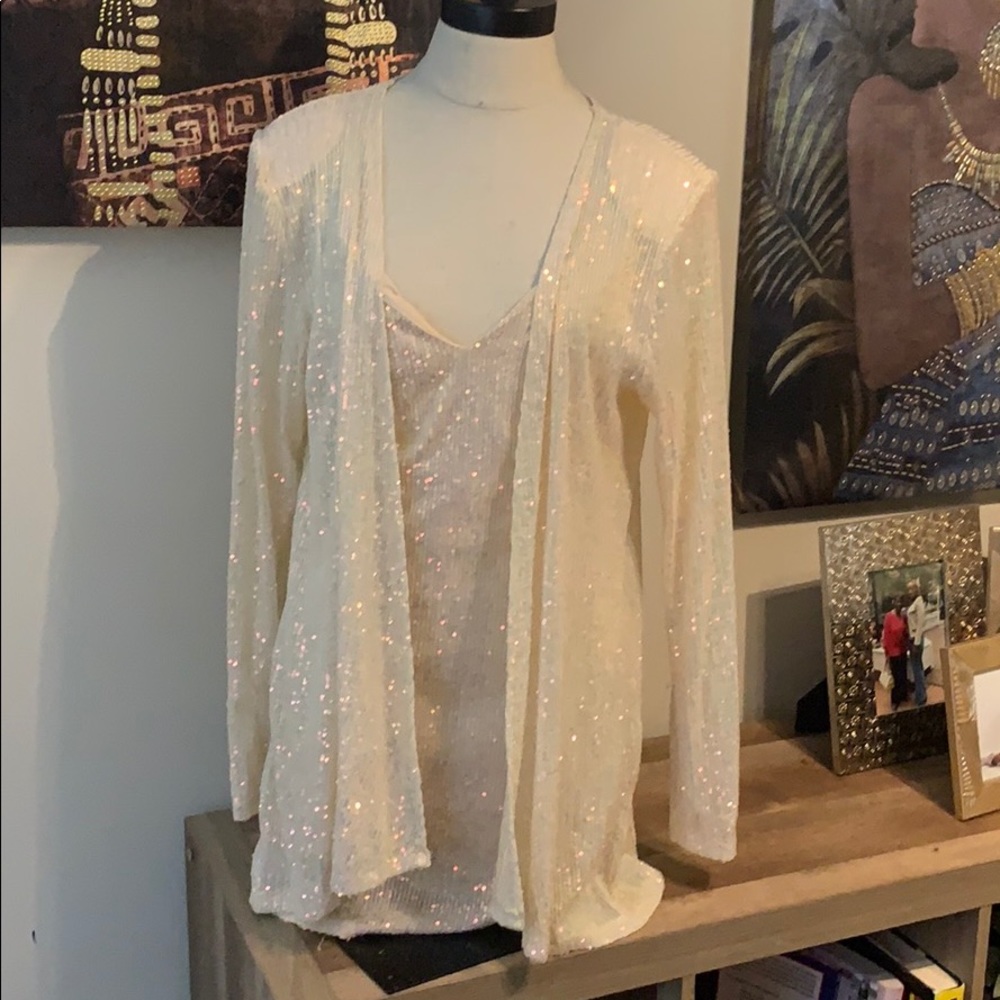 Sequins Dress Set